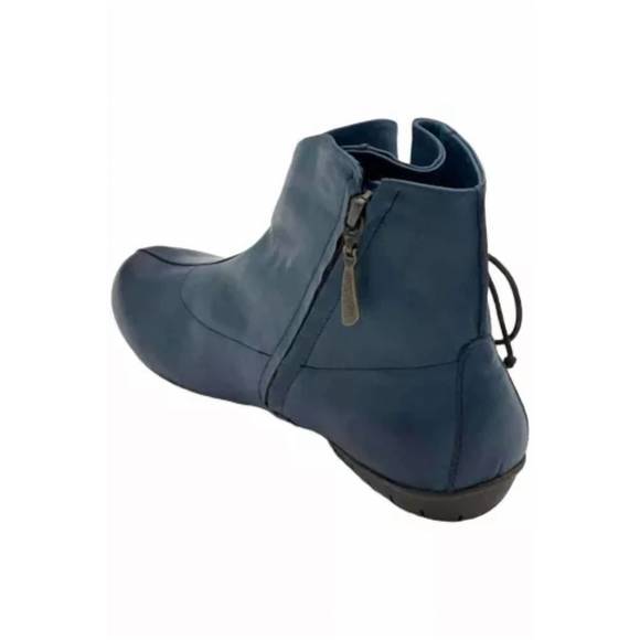 NEW SERGIO TOMANI women's laska ankle boots in navy - Picture 3 of 3